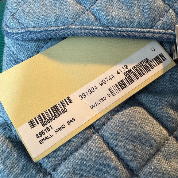 NWT - STELLA MCCARTNEY
Soft Quilted Denim Beckett Shoulder Bag In Blue - Picture 6 of 16